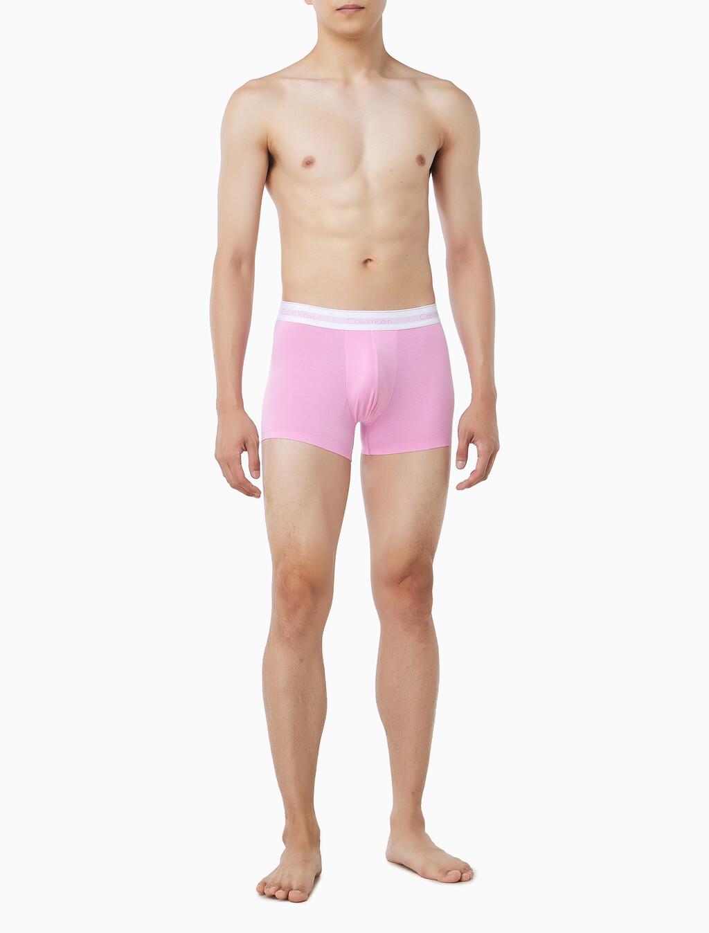 Buy 남성 아이콘 모달 메쉬 스트레치 트렁크 in color Pink