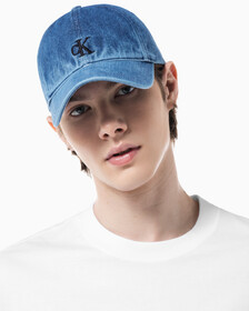 Buy 남녀공용 CKJ 데님 볼캡 in color DENIM