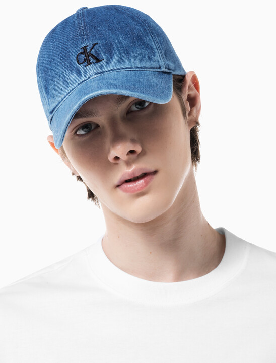 남녀공용 CKJ 데님 볼캡