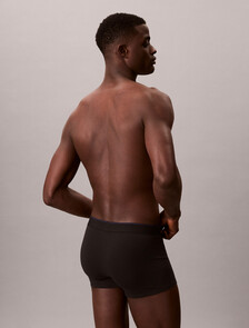 Buy 남성 CK 그래픽 코튼 트렁크 3PK in color Black / Blue / Light Blue