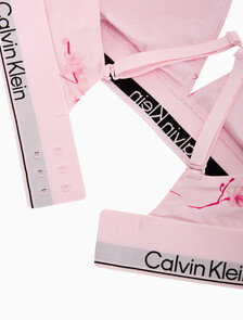 Buy 여성 아이콘 코튼 모달 트라이앵글 in color Pink Print