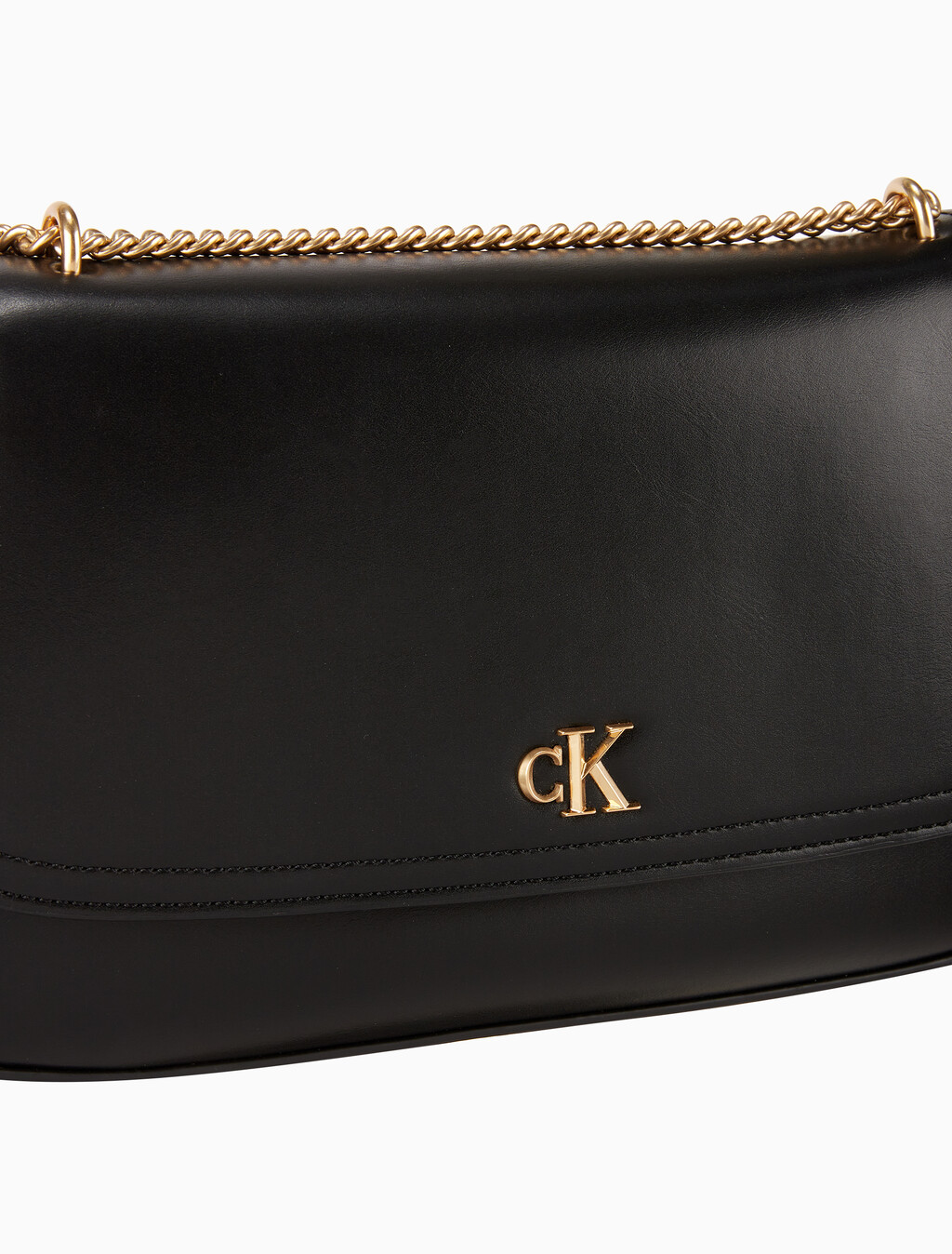 Buy 여성 하드웨어 모노그램 컨버티블 체인 미디움 백 in color Black