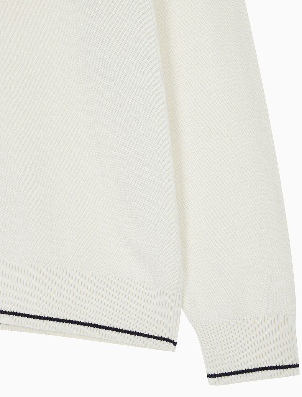 Buy 남성 오버사이즈 럭비카라 스웨터 in color WHITE