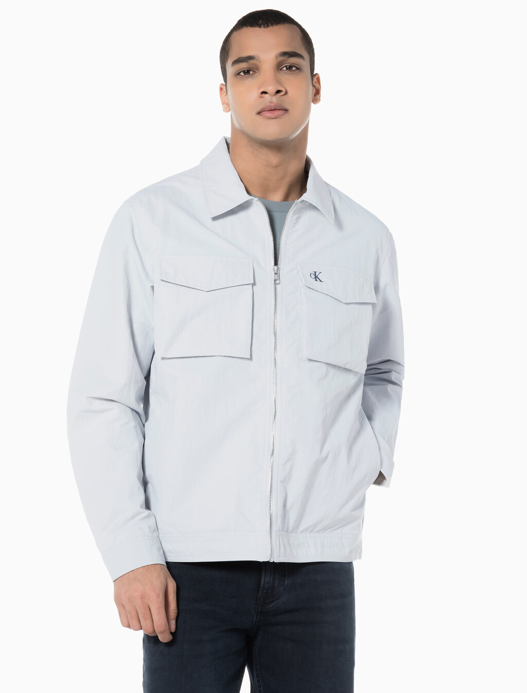 Buy 남성 패스트 트랙 셔츠 재킷 in color GHOST GREY