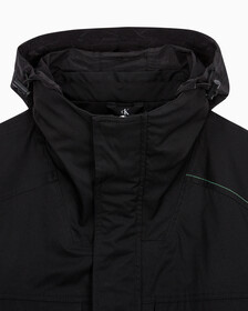 Buy 남성 리트렉터블 후드 필드 자켓 in color CK BLACK