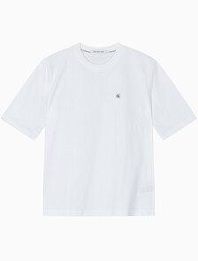 Buy 여성 릴렉스 로고 반팔 티셔츠 in color BRIGHT WHITE