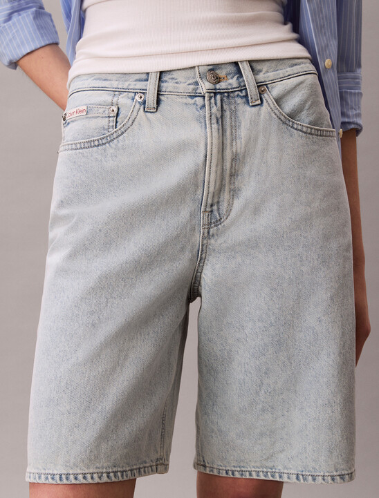 여성 버뮤다 데님 쇼츠