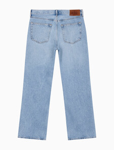 Buy 남성 부츠컷 진 in color Light blue