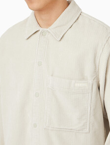 Buy 남성 코듀로이 오버 셔츠 in color BEIGE