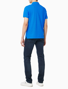 Buy 모노그램 피케 폴로 티 in color FRENCH BLUE