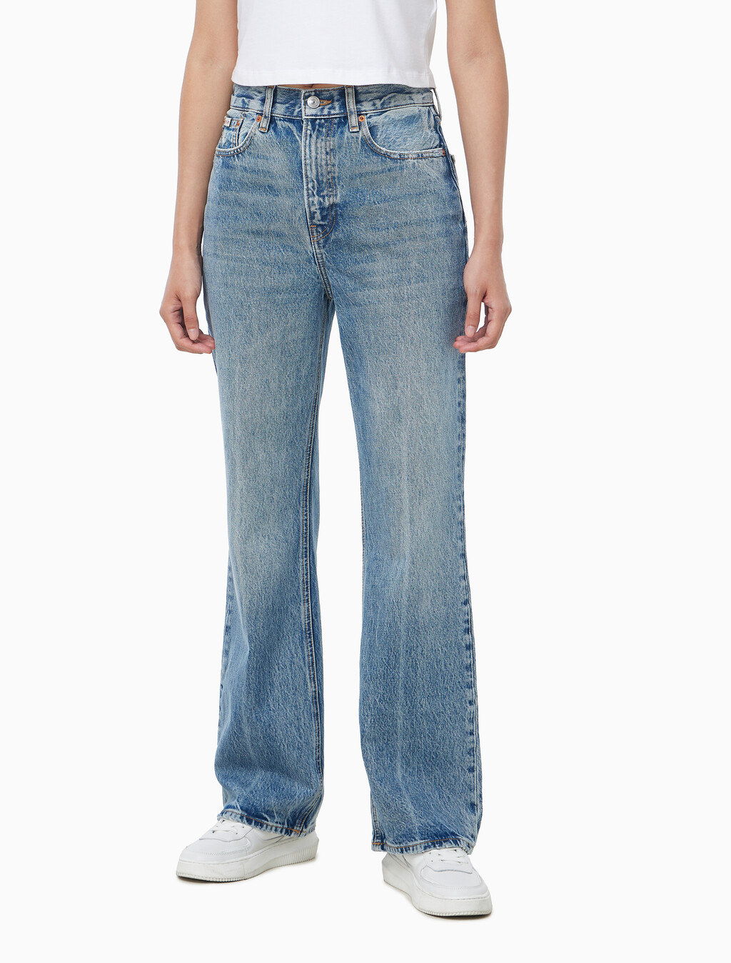 Buy 여성 스트레이트 부츠 빈티지 로드 in color Light blue