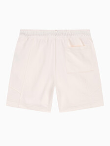 Buy 남성 시즈널 트리플 모노그램 스웨트 쇼츠 in color ANCIENT WHITE