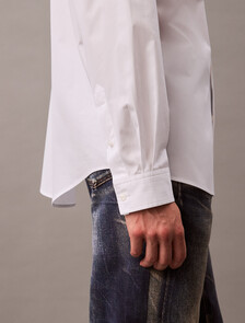 Buy 남성 롱슬리브 클래식 코튼 셔츠 in color BRILLIANT WHITE