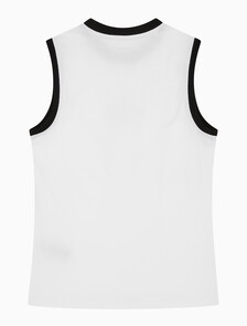 Buy 여성 CK 로고 머슬 민소매 티셔츠 in color BRILLIANT WHITE