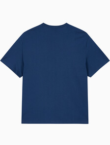 Buy 남성 레귤러핏 히어로 모노그램 로고 반팔 티셔츠 in color BLUE JEAN