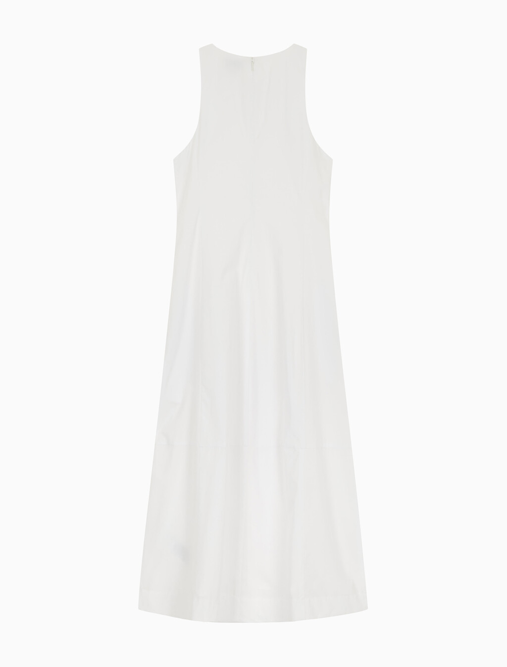 Buy 여성 포플린 심플 캐주얼 드레스 in color BRILLIANT WHITE