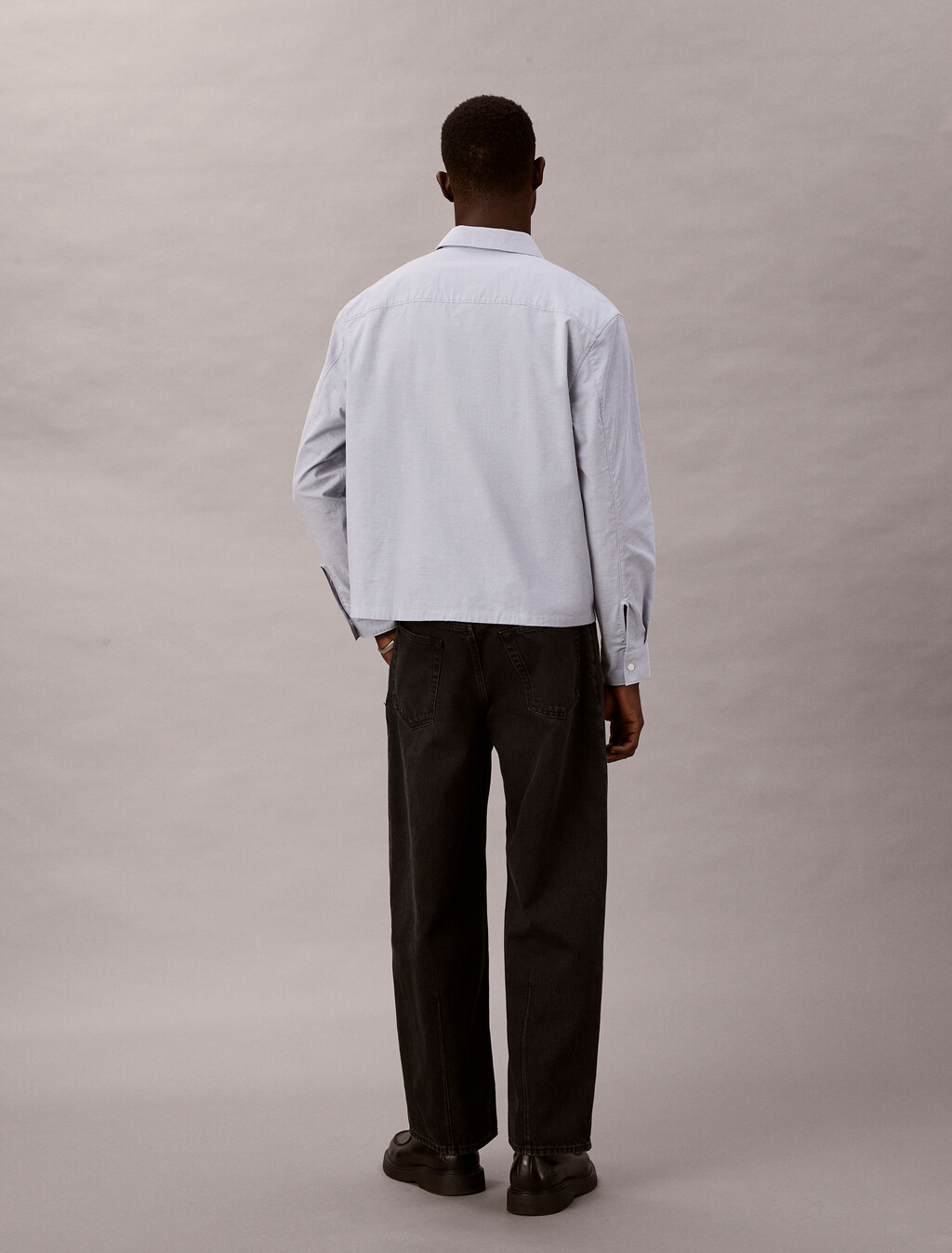 Buy 남성 배럴핏 코브넌 데님 in color Black