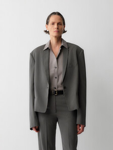Buy CORDELIA WOMENS SUIT JACKET in color CHARCOAL