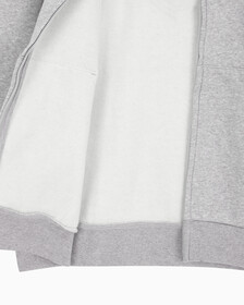 Buy 남성 아카이브 로고 플리스 집업 후디 in color HEROIC GREY HEATHER CM1BK 08