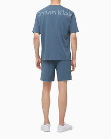 Buy 남성 릴렉스핏 저지 숏슬리브 티셔츠 in color OCEAN TEAL/ BLK
