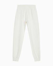 Buy 여성 미네랄 다이 모노로고 조거 팬츠 in color WHITE