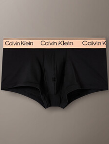 Buy 남성 마이크로파이버 스트레치 3PK 로우 라이즈 트렁크 in color Black