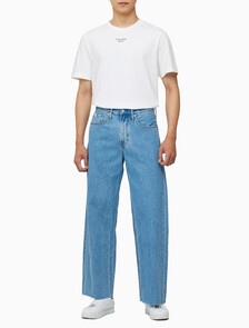 Buy 남성 90's 루즈핏 라이트블루 데님 in color CHALKY BLUE