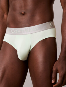 Buy 남성 브러시드 마이크로 져지 멀티 힙 브리프 3PK in color Grey / Mint / Blue