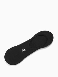 Buy 남성 콤드 코튼 로우컷 라이너 삭스 (화이트 1 PAIR) in color BLACK
