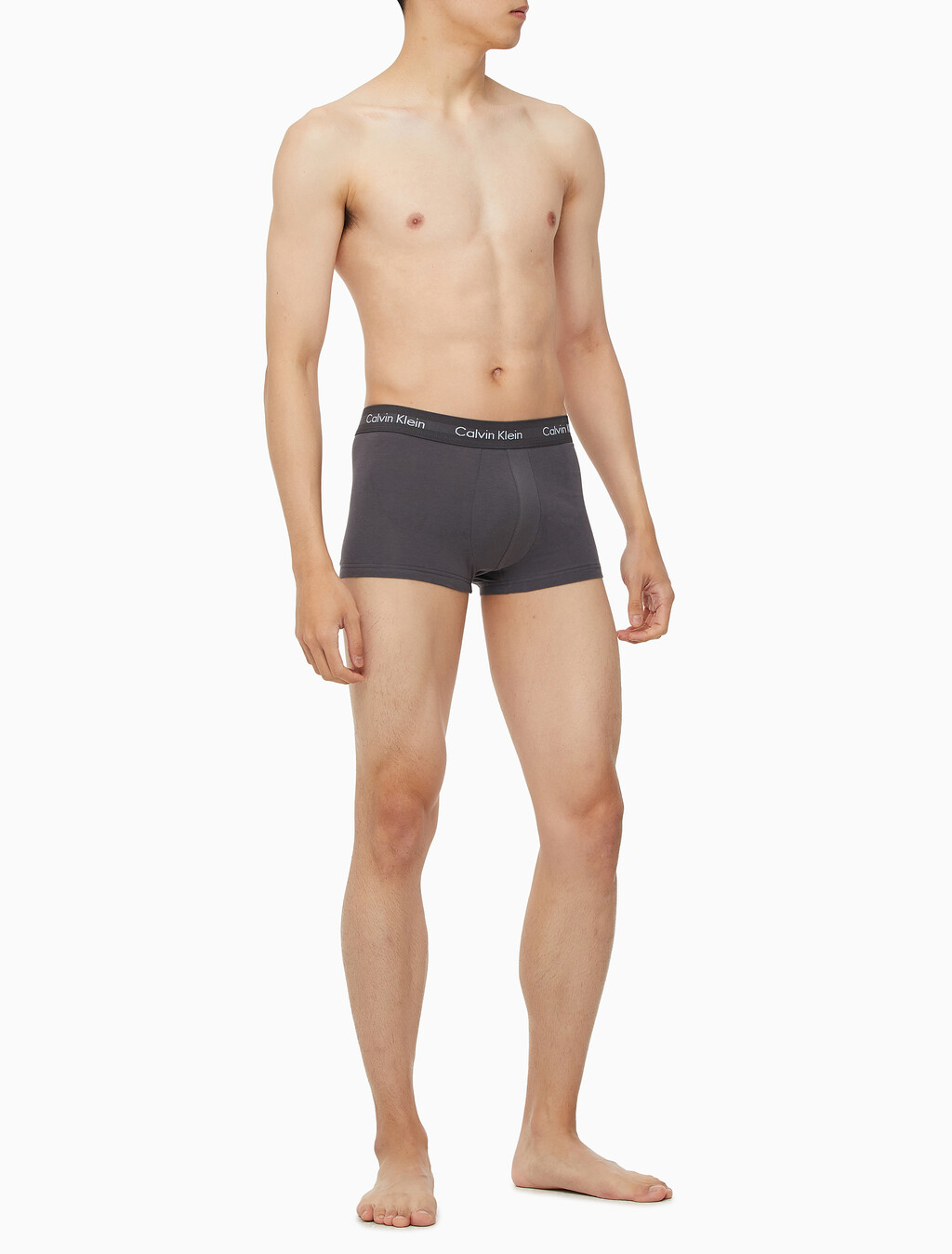 Buy 남성 코튼 스트레치 로우 라이즈 드로즈 5PK in color BLACK/CHARCOAL/NAVY/SKY BLUE/BLACK