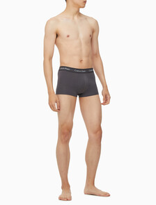 Buy 남성 코튼 스트레치 로우 라이즈 드로즈 5PK in color BLACK/CHARCOAL/NAVY/SKY BLUE/BLACK