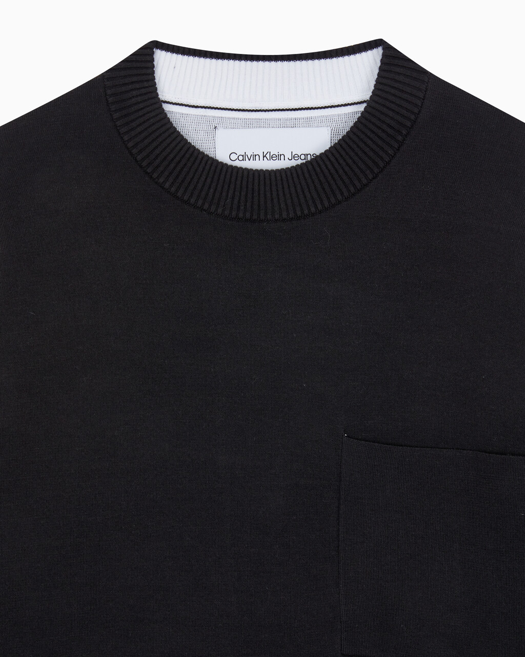 Buy 남성 릴렉스핏 모노그램 로고 스웨터 in color CK BLACK