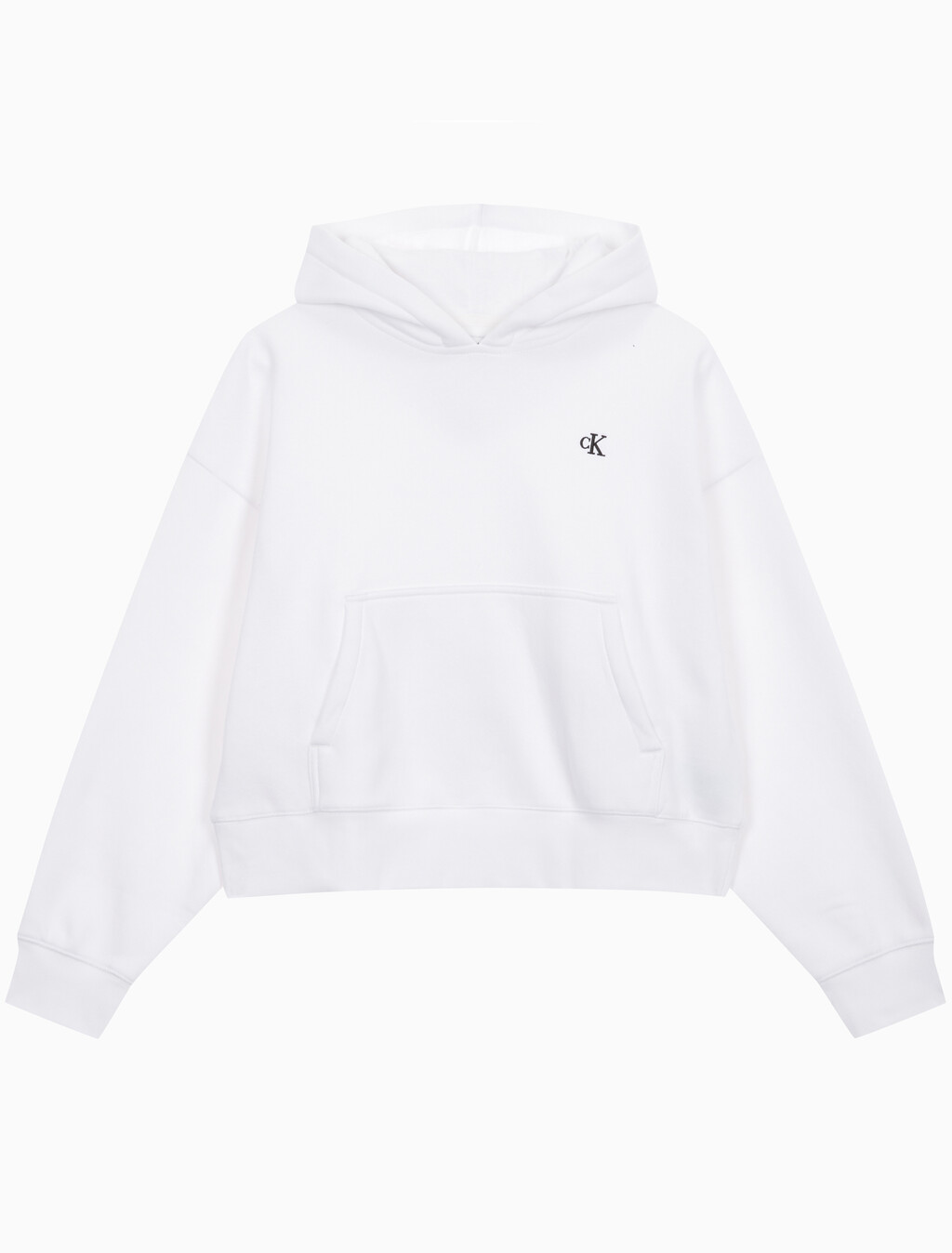 Buy 여성 아카이브 로고 플리스 후디 in color BRILLIANT WHITE