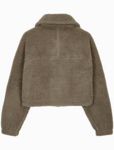 Buy 여성 서모 리지스턴스 셰르파 자켓 in color KHAKI