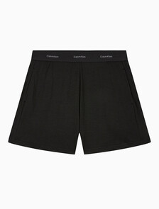 Buy 여성 아이콘 코튼 테리 쇼츠 in color BLACK