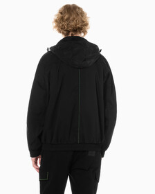 Buy 남성 리트렉터블 후드 필드 자켓 in color CK BLACK