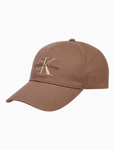 Buy 남녀공용 CKJ 모노그램 엠브로이더리 볼캡 in color COGNAC