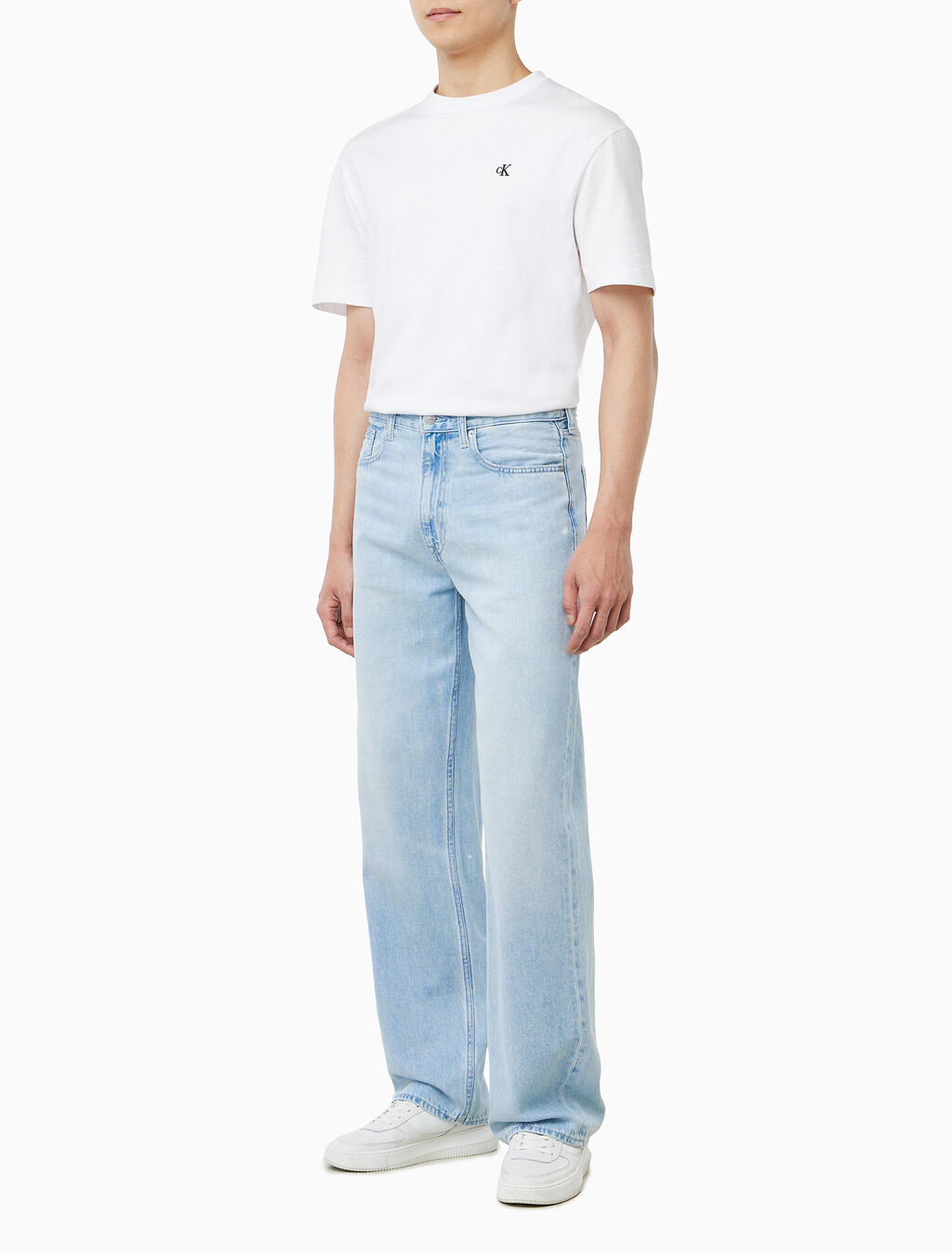 Buy 배기핏 에코 쿨 진 in color Light Blue