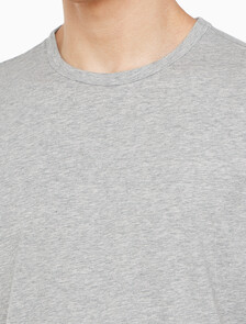 Buy 남성 코튼 스트레치 3PK 반팔 크루넥 in color BLACK/WHITE/GREY HEATHER
