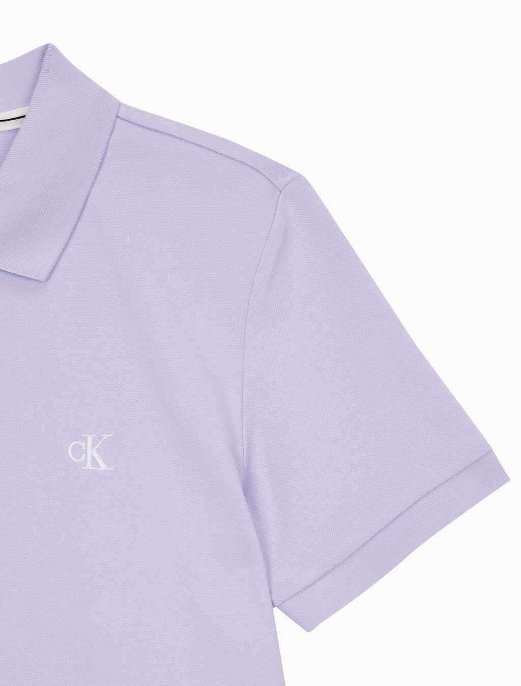 Buy 여성 CK 로고 폴로 반팔 원피스 in color LILAC