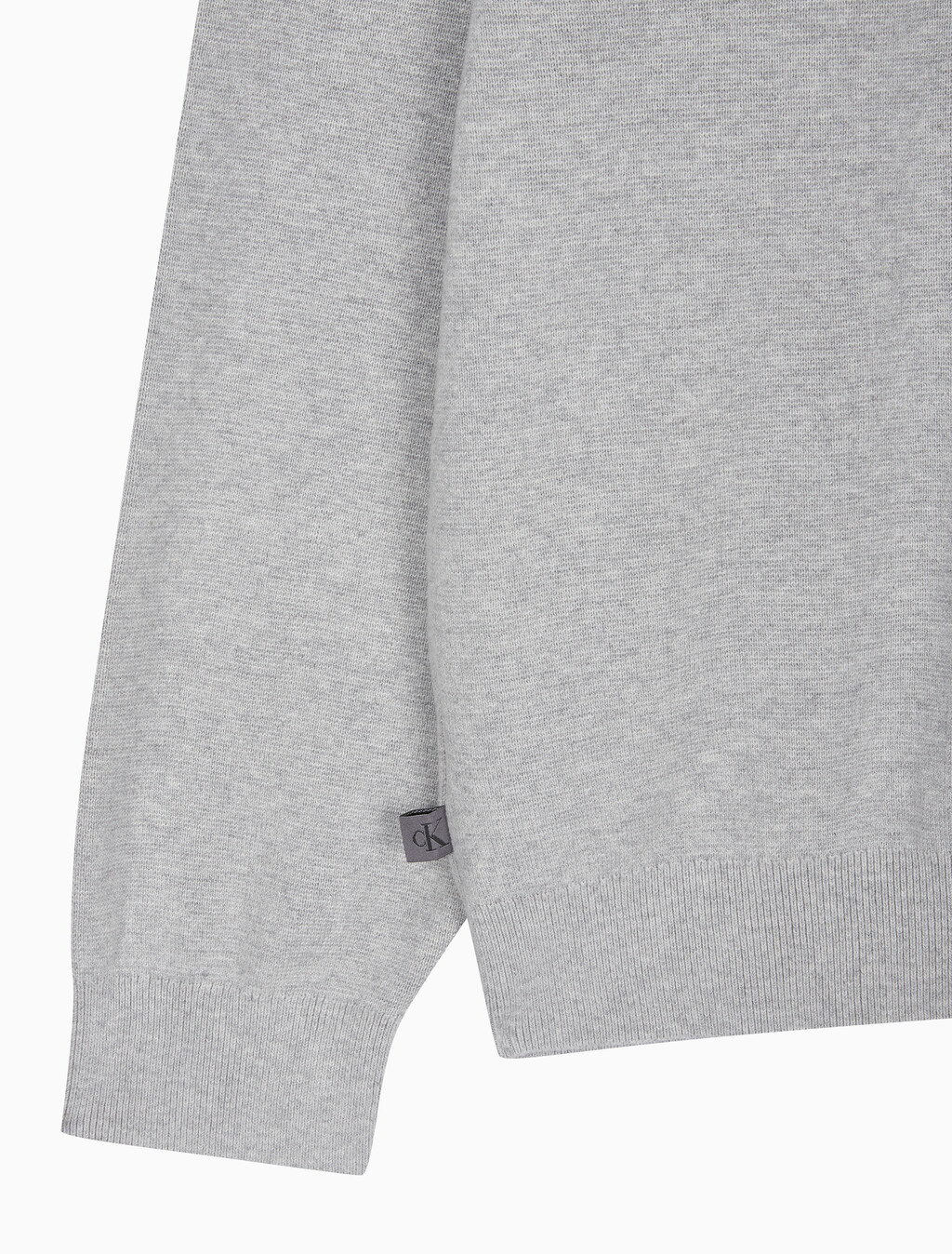 Buy 남성 럭비 니트 폴로 스웨터 in color LIGHT GREY HEATHER