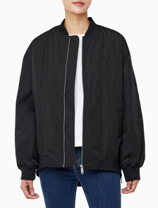 Buy 여성 롱 보머 자켓 in color CK BLACK