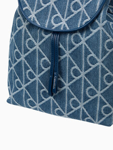 Buy 여성 엠블럼 데님 백팩 in color Denim JQD Medium Wash