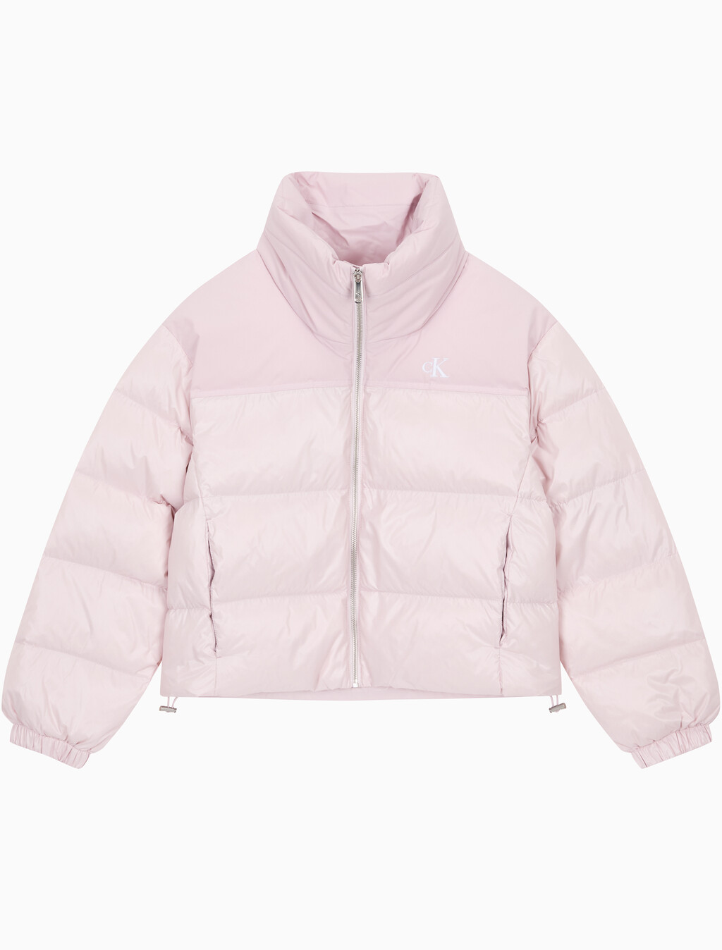 Buy 여성 매트 블라킹 샤인 다운 자켓 in color Pink