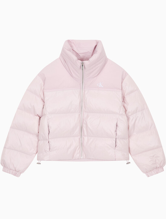 여성 매트 블라킹 샤인 다운 자켓