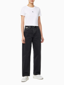 Buy 여성 90's 루즈핏 블랙 데님 in color CK ESSENTIAL BLACK