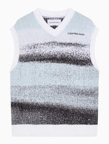 Buy 남성 릴렉스핏 스프레이 스웨터 베스트 in color TIE DYE AOP