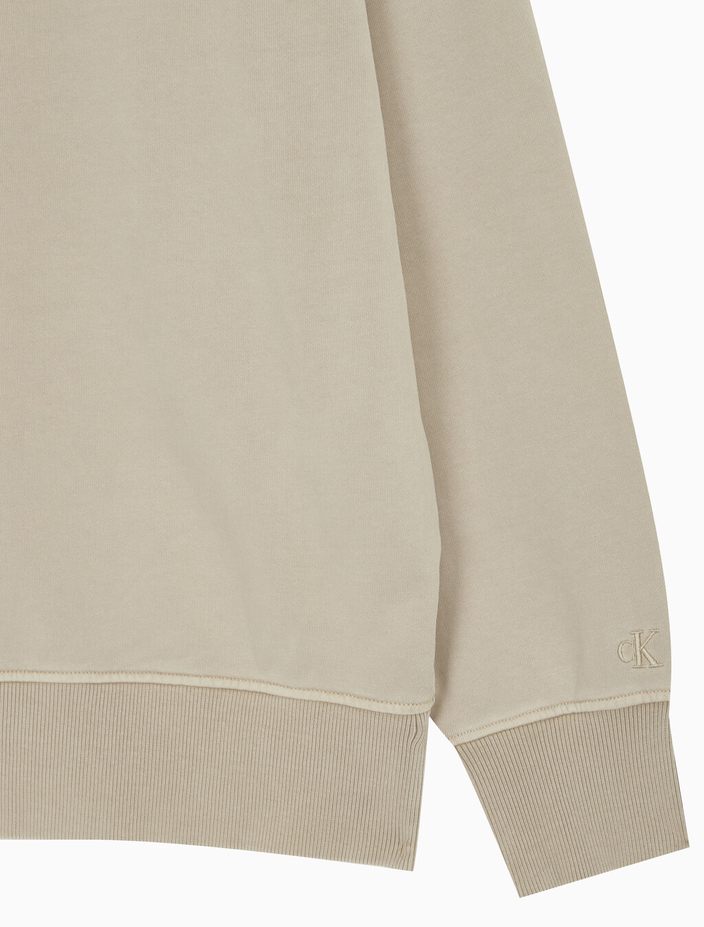 Buy 남성 모노로고 내츄럴 크루넥 in color BEIGE