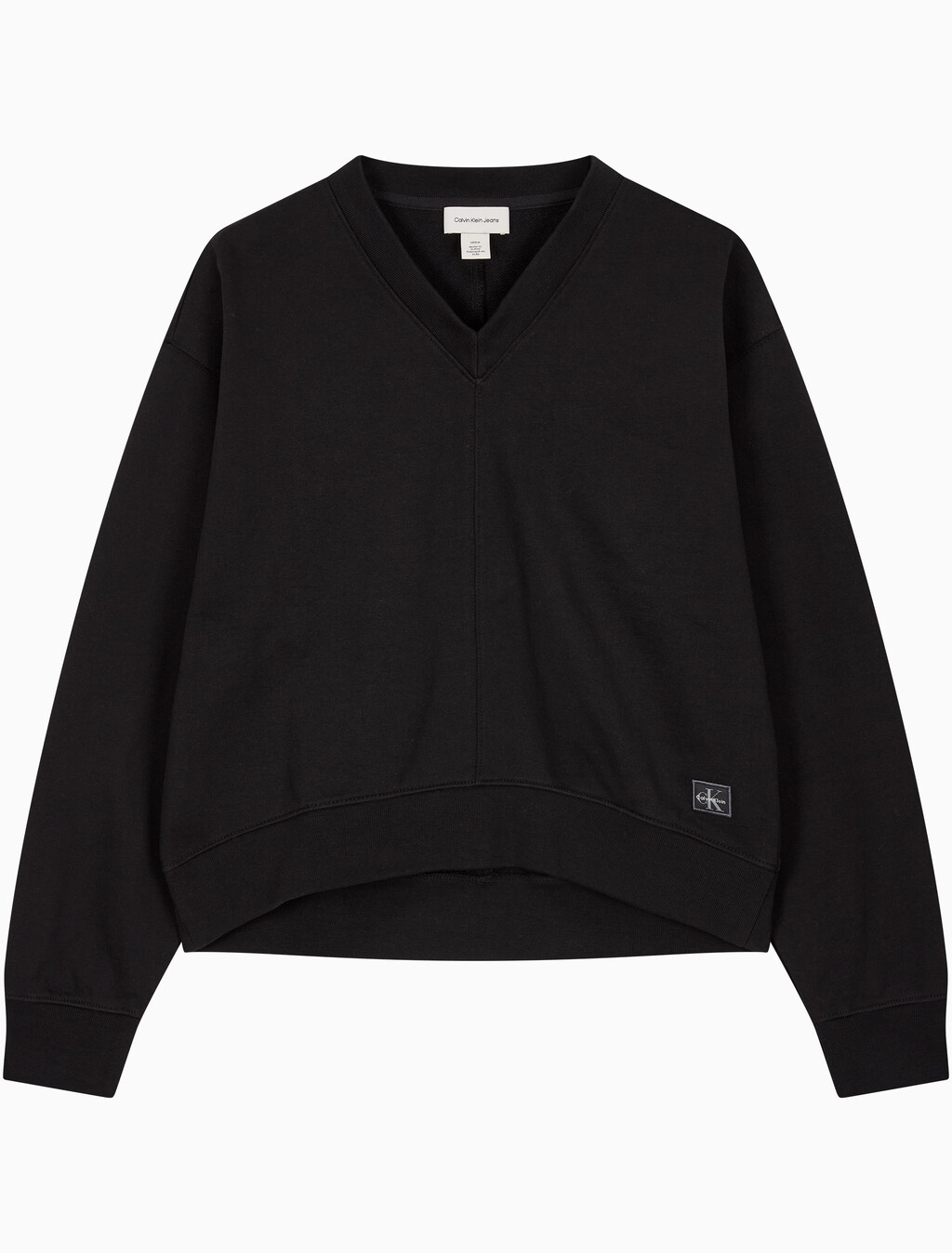 Buy 여성 프리미엄 테리 스웻셔츠 in color BLACK