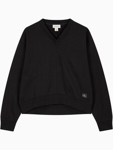 Buy 여성 프리미엄 테리 스웻셔츠 in color BLACK